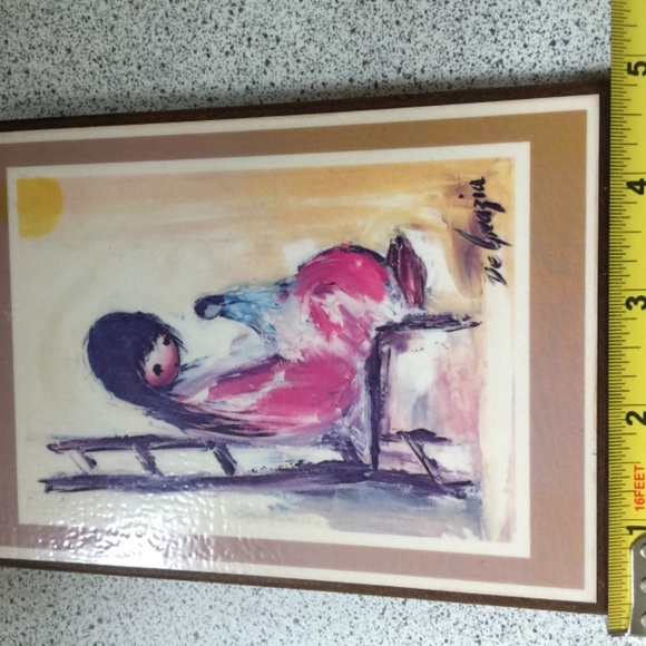 De Grazia “I cry” wall plaque - Picture 2 of 3